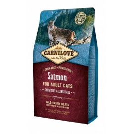 Carnilove Adult Cats Salmon-Sensitive & long hair  2kg