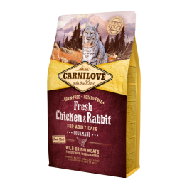 Carnilove Adult Cats Chicken & Rabbit Gourmand 2kg