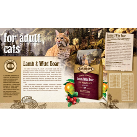 Lamb & Wild Boar  FOR STERILISED CATS
