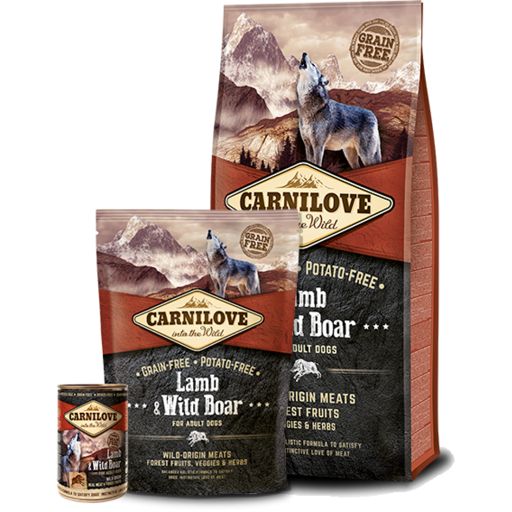 CARNILOVE Lamb & Wild Boar for adult dogs (12kg)