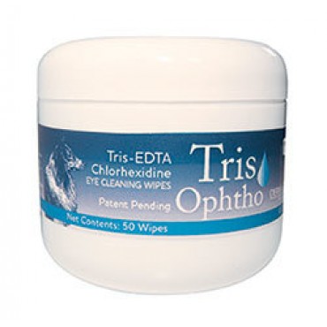 Tris-Ophtho Eye Wipes Μαντηλάκια για τον καθαρισμό της περιοχής των ματιών